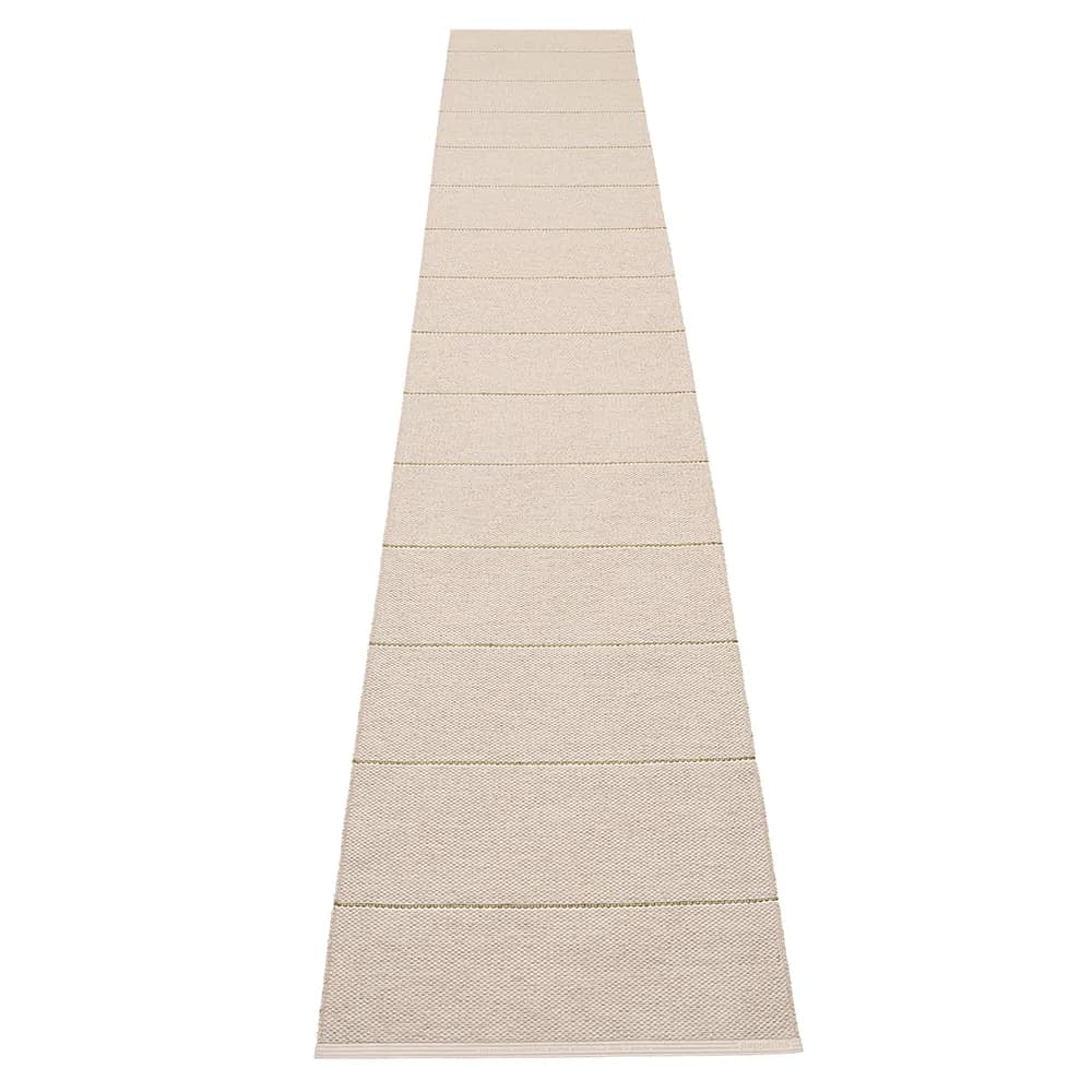 Pappelina, Lea teppich Linen/Pine/Vanilla 70 x 375 cm