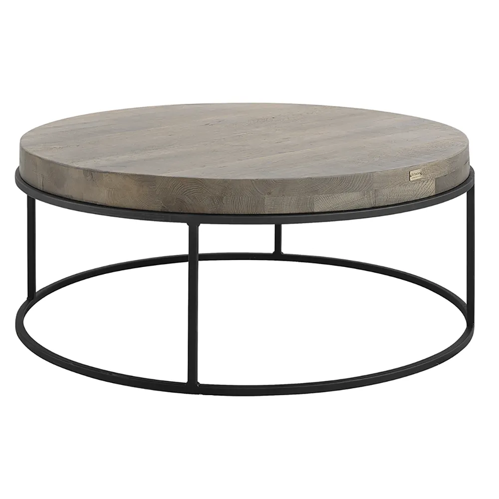 Artwood, Couchtisch Carlisle Ø90 cm Silverstone