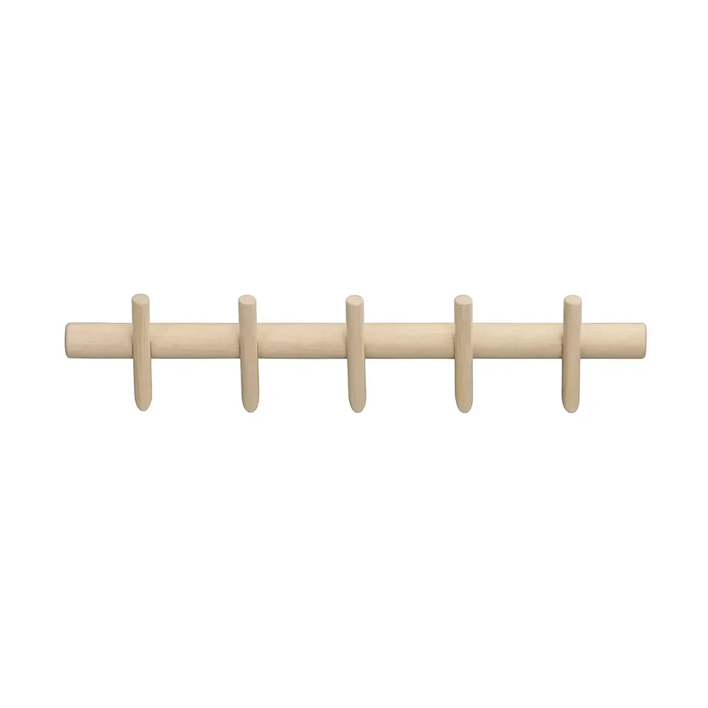 Rowico Home, Hillmond Hakenleiste 65 cm weiß pigmentierte Eiche