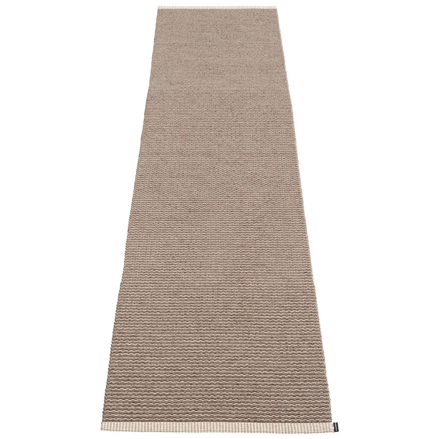 Pappelina, Mono Teppich 60x250 cm dark mud / mud