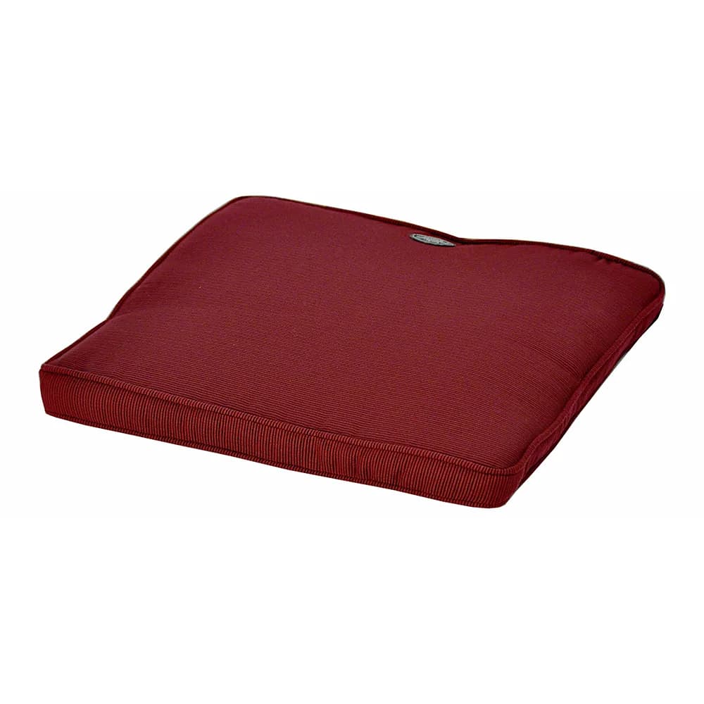 Fritab, Canyon Sitzkissen 45x43 cm strukturiertes Rattan bordeaux