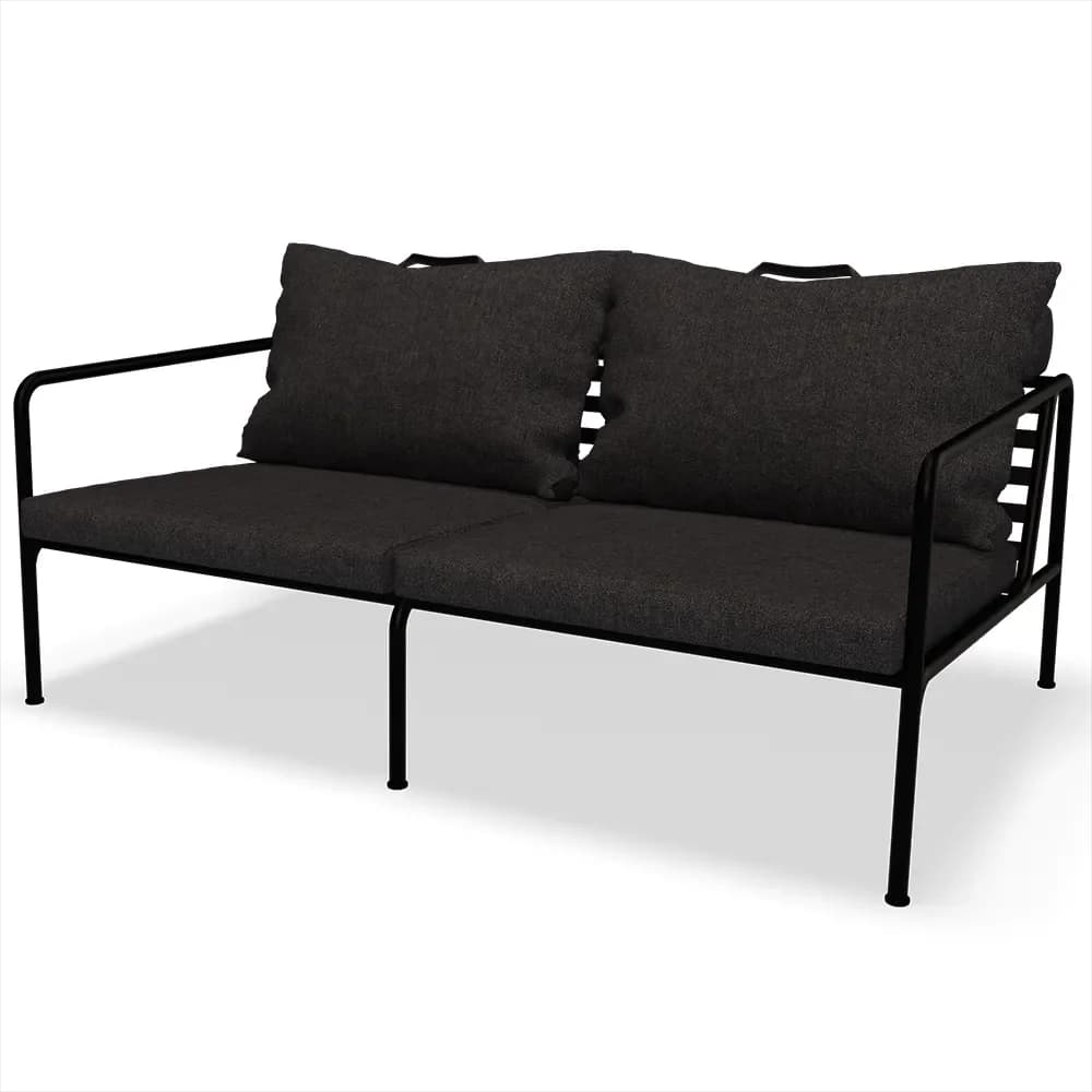 Houe, Avon 2 Sitzer Sofa Schiefer/Schwarz