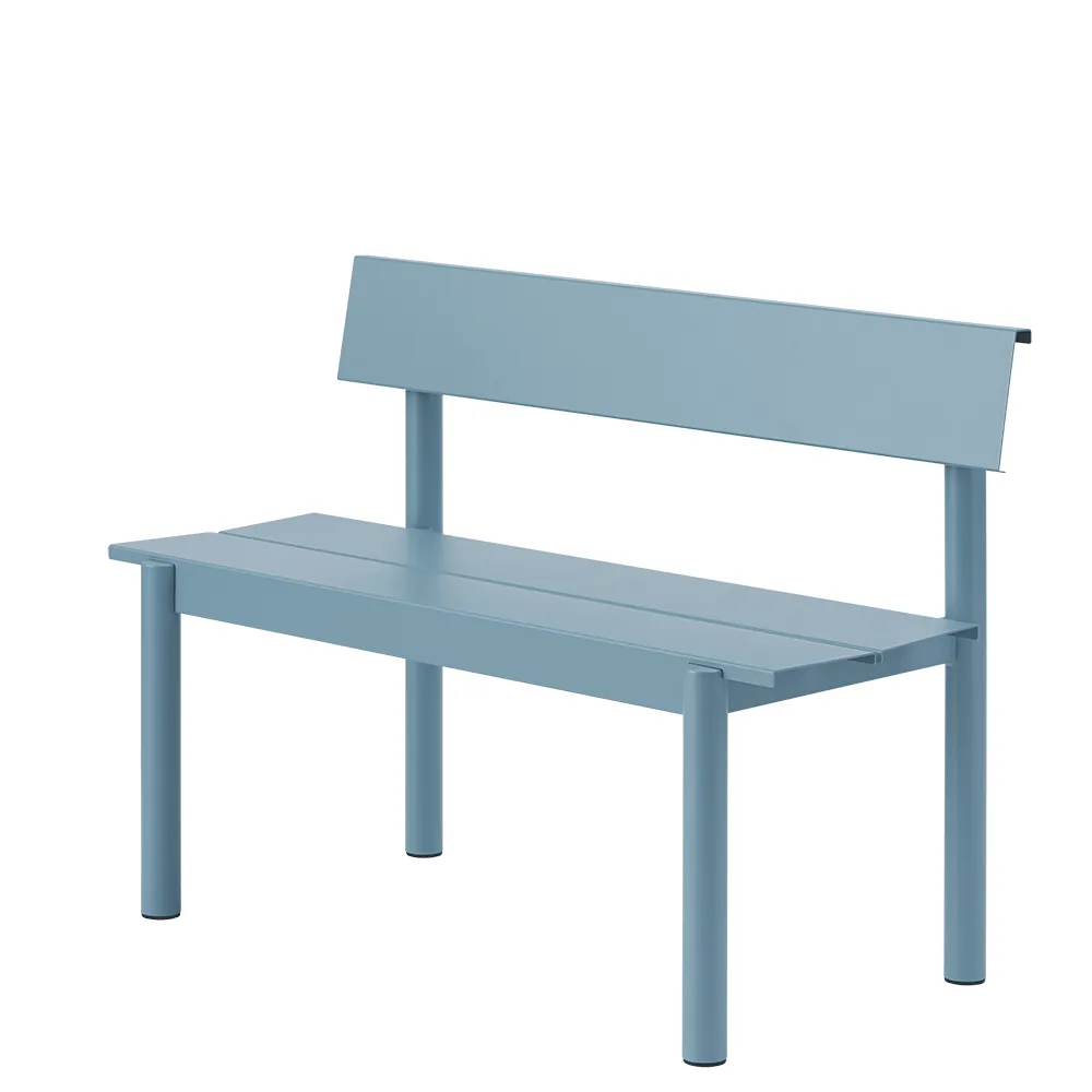 Muuto, Stahlban 110cm Linear Steel Pale Blue