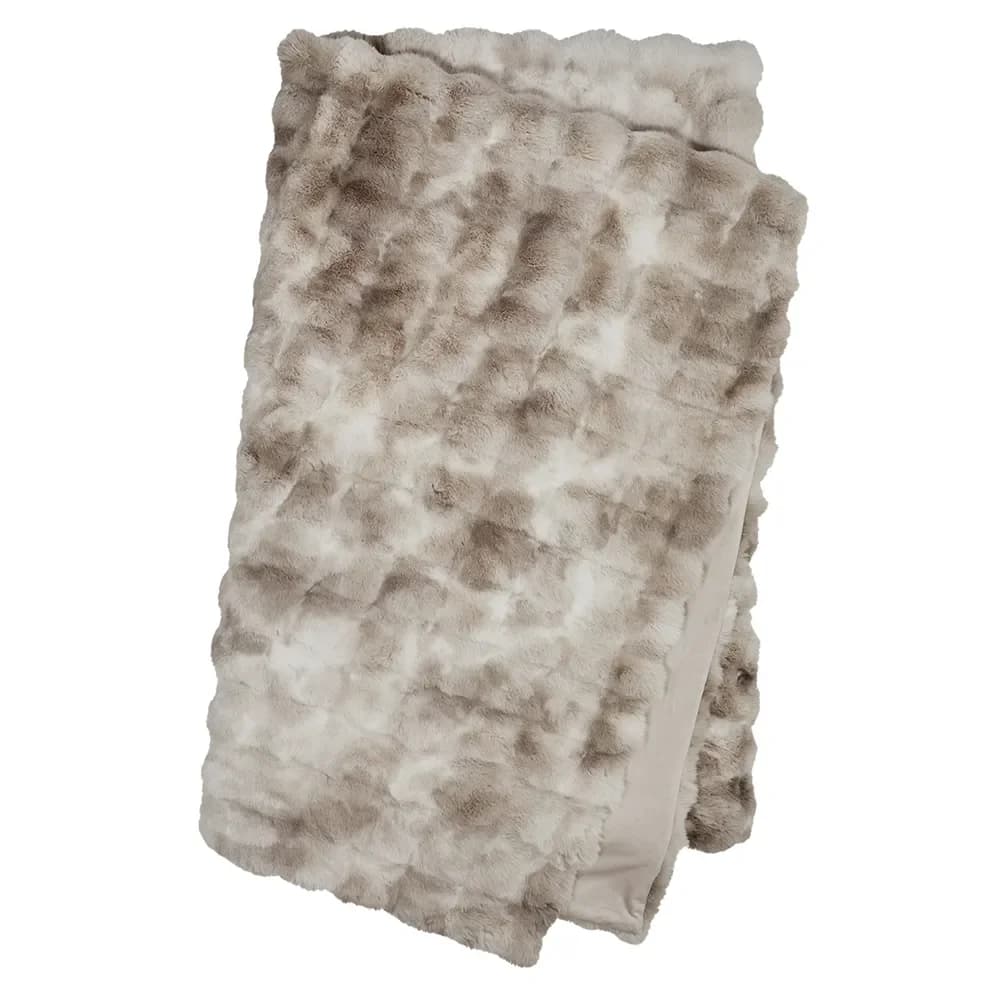 Skinnwille, Misty Decke 140x220 cm Sand