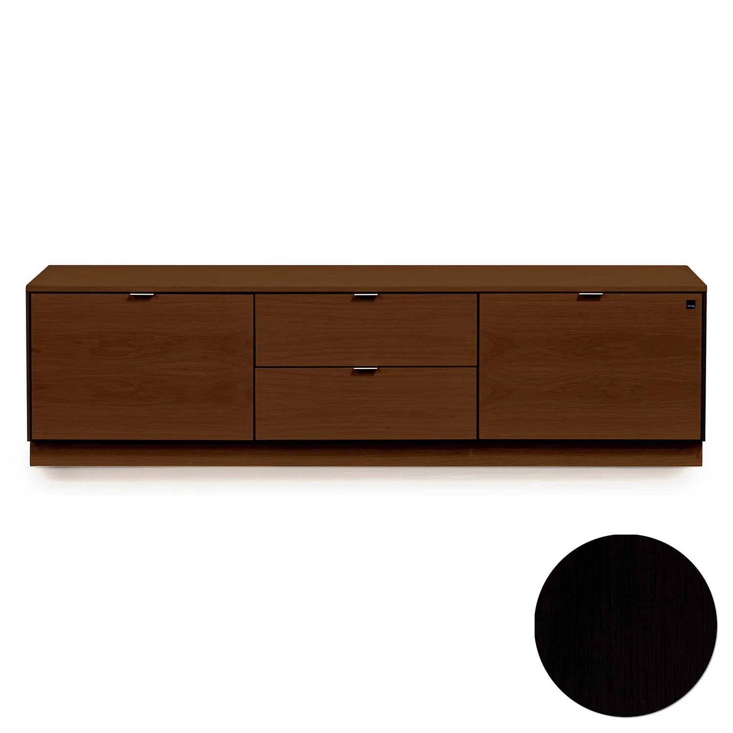 Skovby, Sm931 Tv-Bank Eiche Schwarz Lack 146X44X40Cm