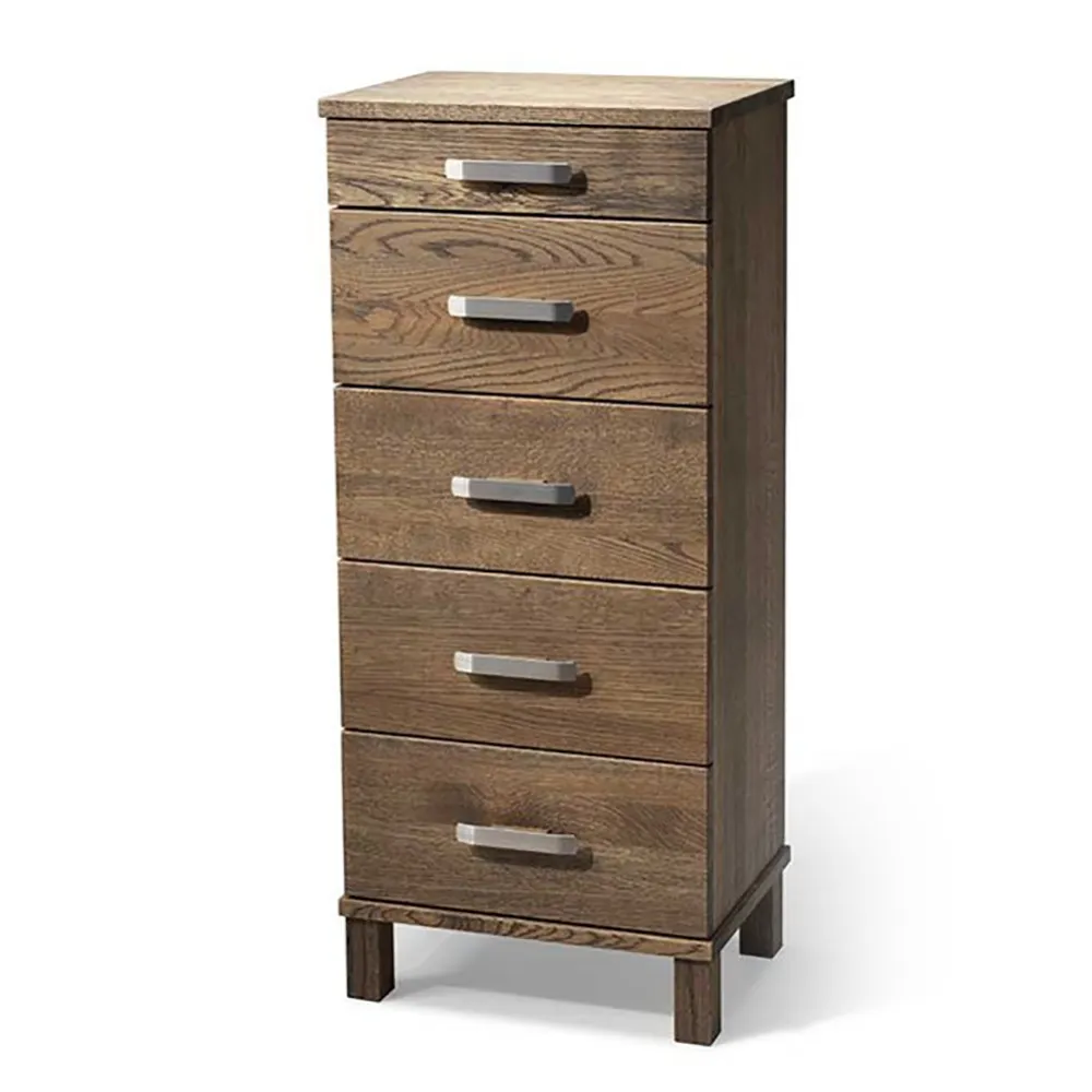 Oscarssons Möbel, Nadja Kommode H93 B40 Eiche geräuchert