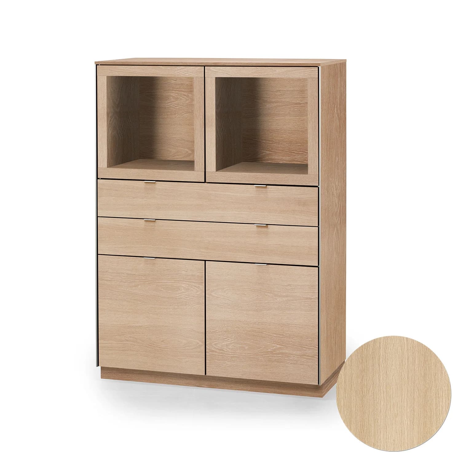 Skovby, Sm923 Vitrinenschrank Eiche Lack 98X44X136Cm