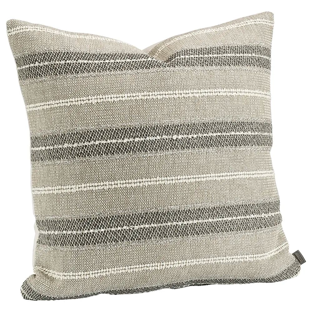 Artwood, Nomad Multi Stripe Kissenbezug Grau 50x50 cm