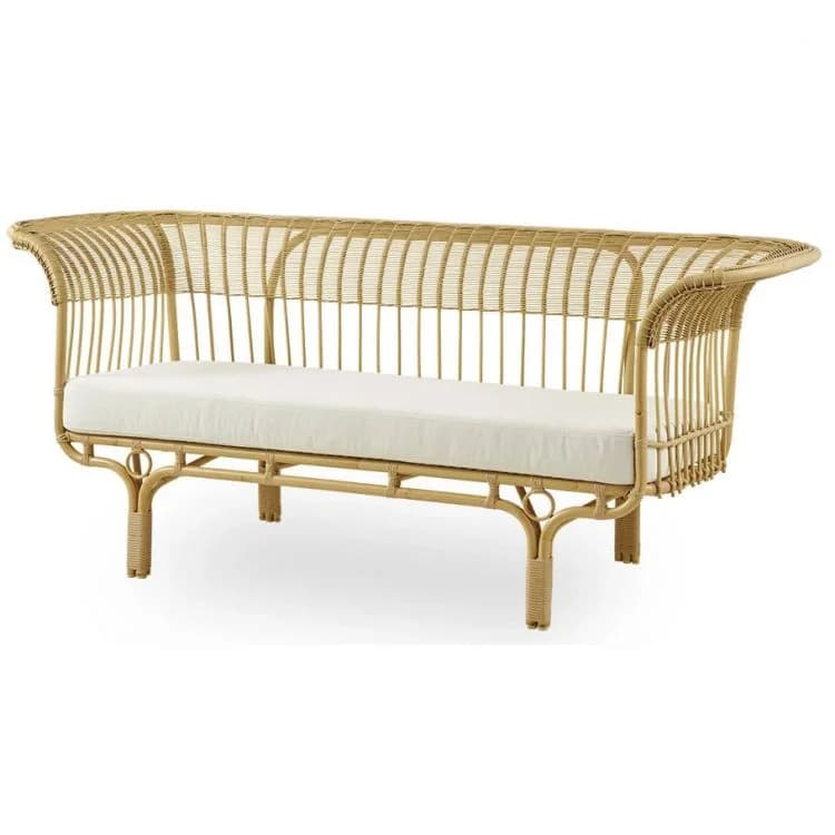 Sika Design, Belladonna Aluminium Rattan Sofa Natural