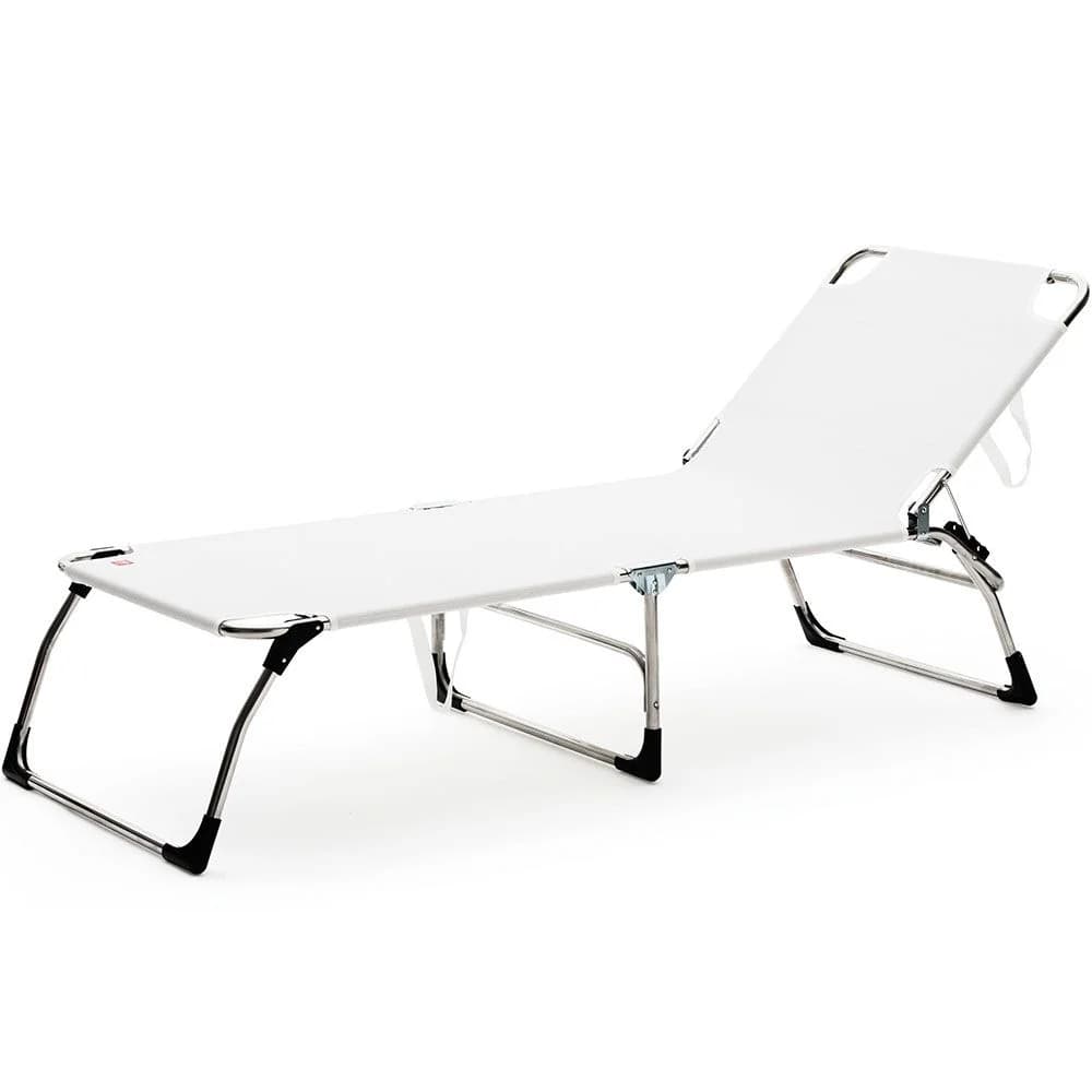 Fiam, Amigo Sonnenliege xxl weiß Aluminium/Textilene