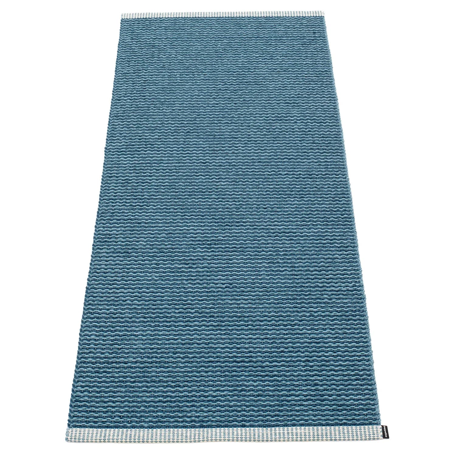 Pappelina, Mono Teppich 60x150 cm ocean blue / dove blue