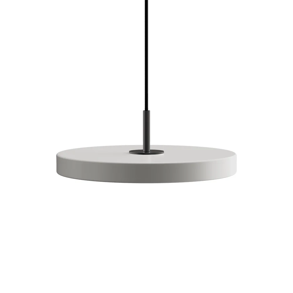 UMAGE - Asteria Plus Hängelampe, Ø 30 cm, hellgrau/schwarz