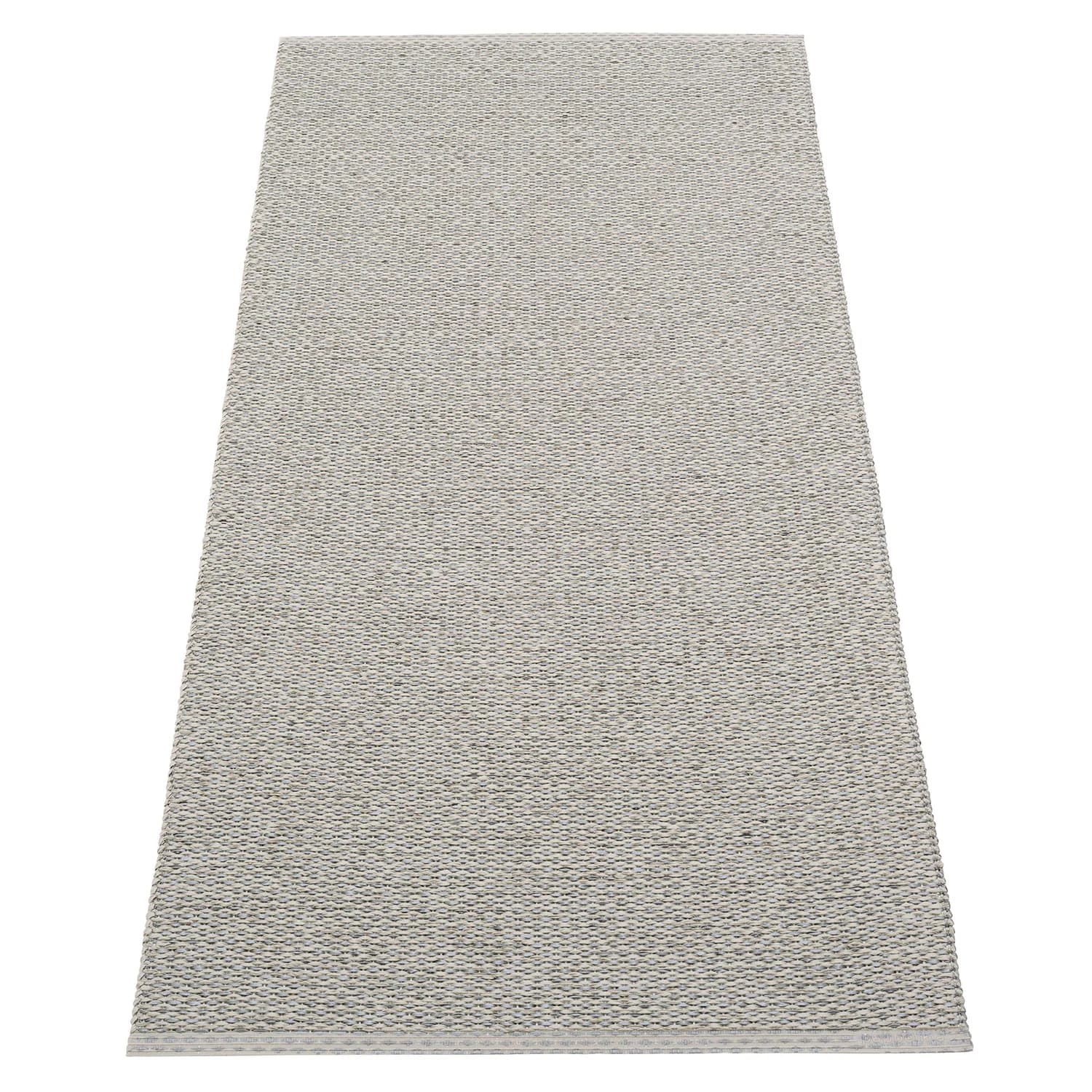 Pappelina, Svea Teppich 70x160 cm warm grey / granit metallic