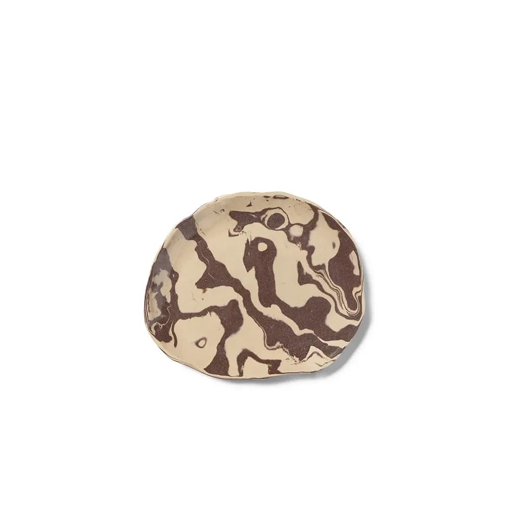Ferm Living Ryu Teller 26 cm Sand-braun