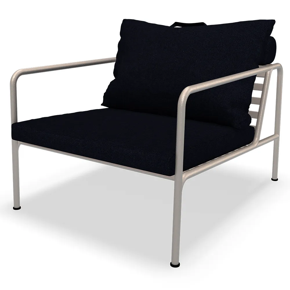 Houe, Avon Sessel Indigo/Weiß