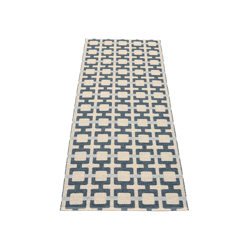 Pappelina, Tom teppich Ocean Blue/Cream/Blue Fog 70 x 180 cm