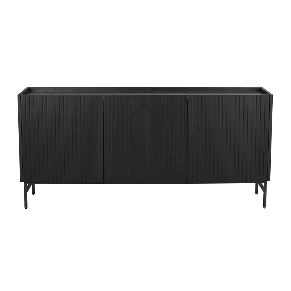Rowico Home, Halifax Sideboard 160 cm schwarz