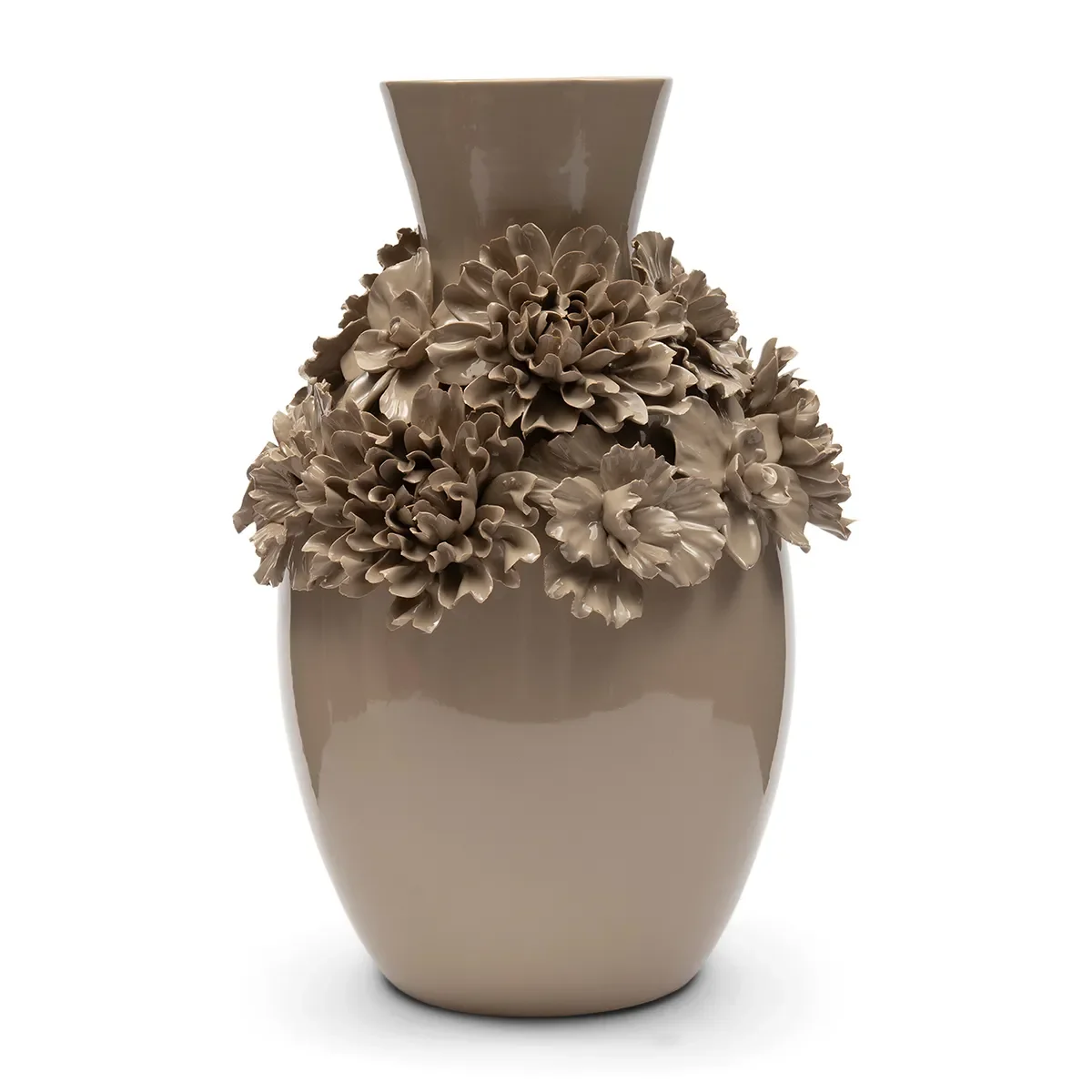 Riviera Maison, Handgefertigte Vase Blossom Long H45 cm Flax