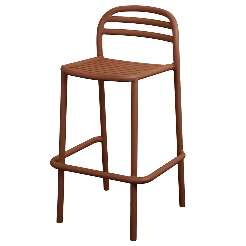 Cane-line, Bliss barstuhl, stapelbar Desert red, aluminium
