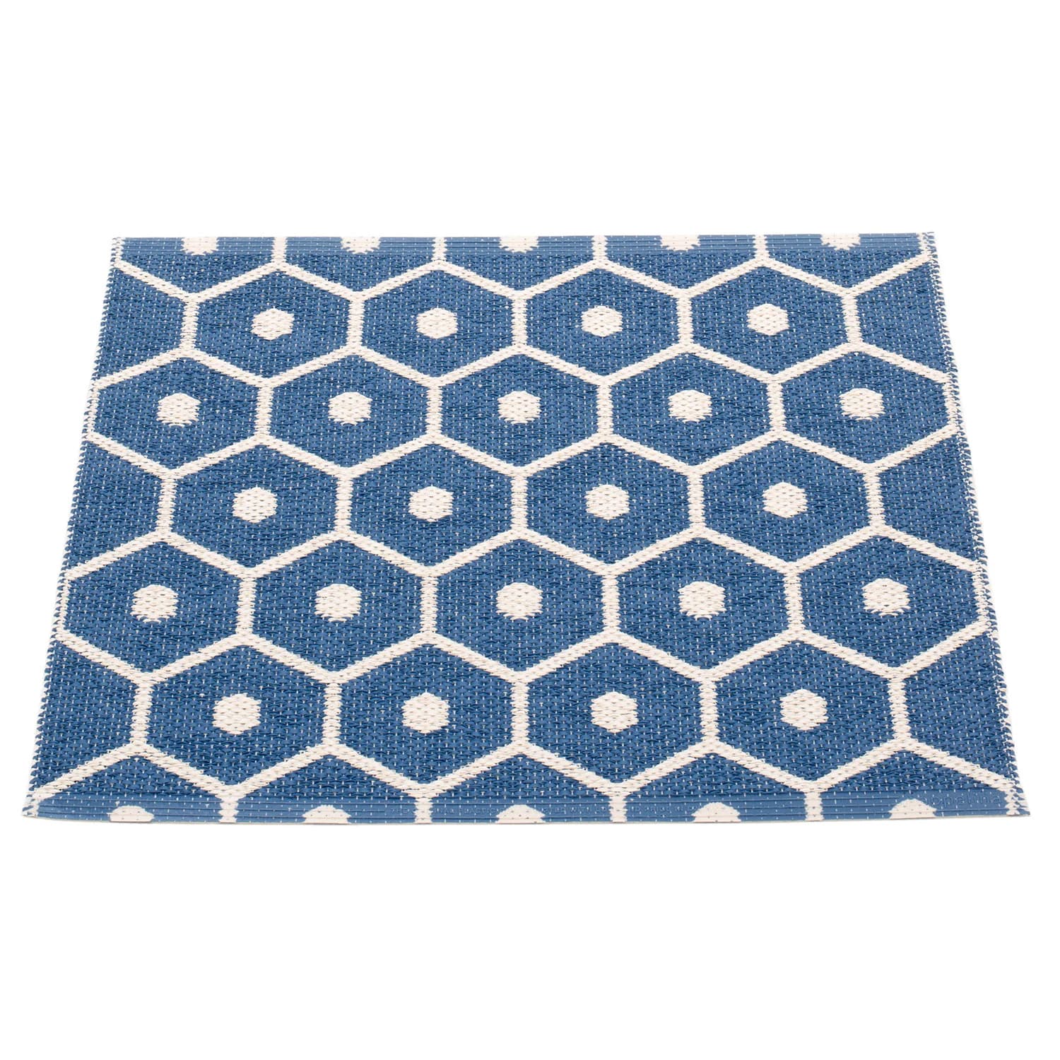Pappelina, Honey Teppich 70x60 cm denim / vanilla