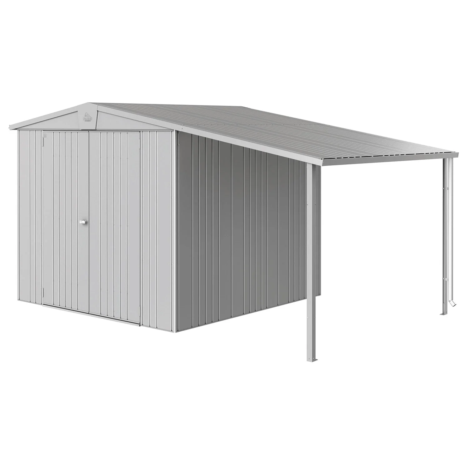 Biohort, Europa Seitendach Gerätehaus Größe 45 metallic silber Biohort