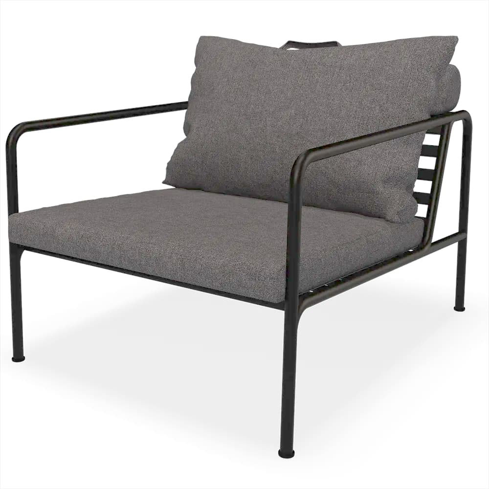 Houe, Avon Sessel Schiefer/Schwarz