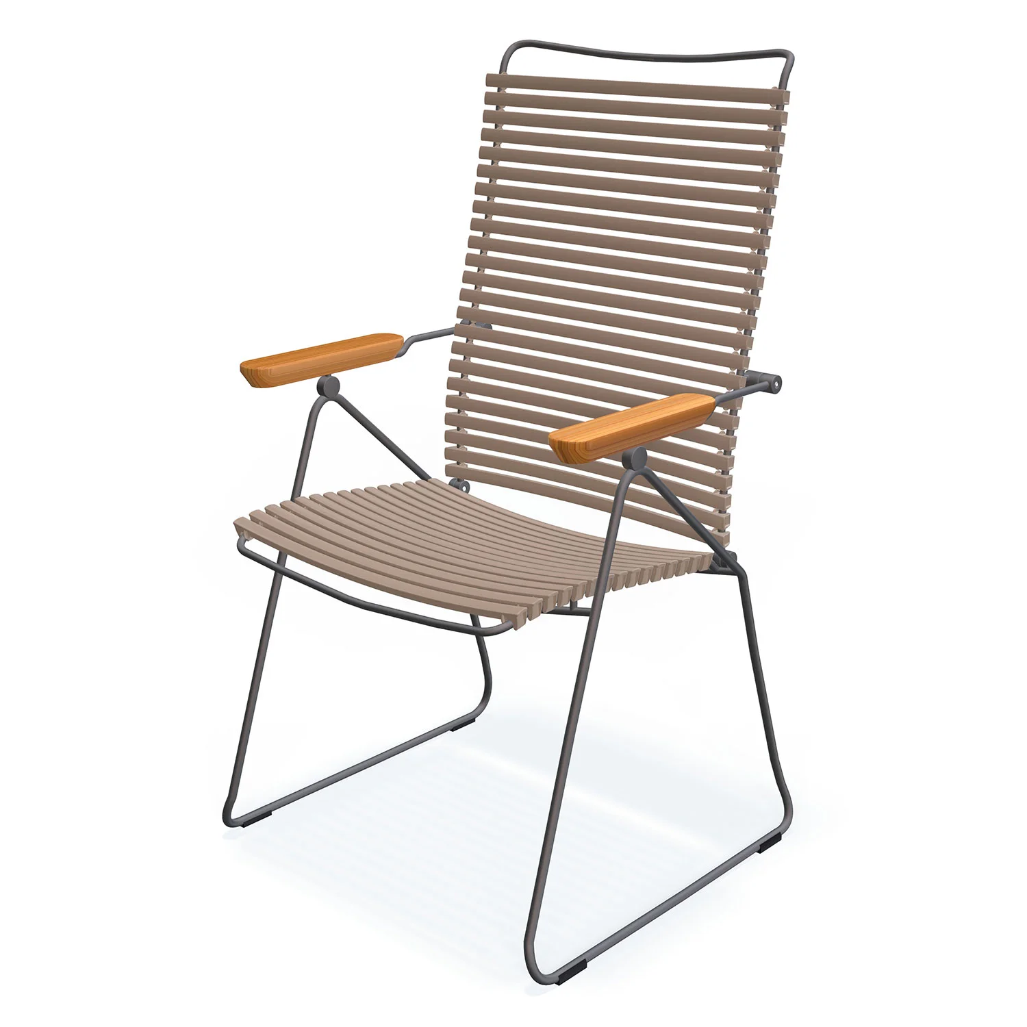Houe, Click positionsstuhl sand lamellen bamboo