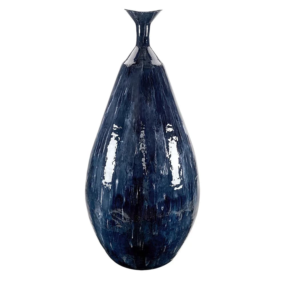 Belmont Floor Urn Indigo High