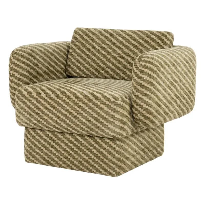 By-Boo, Foyer 92x77x72 cm Schaumstoff, Stoff & dennenhout Multicolour