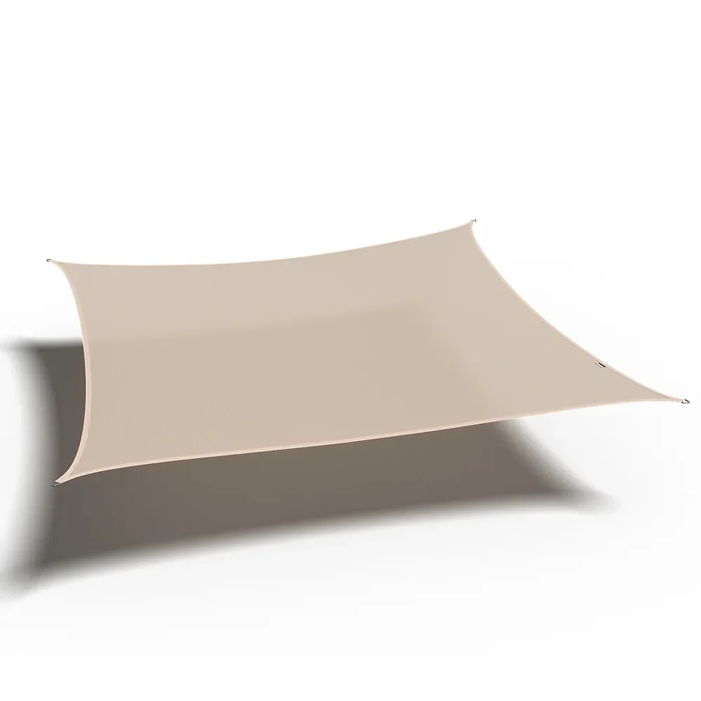 Platinum Sun & Shade, Coolfit Sonnensegel quadratisch 360x360cm green off-white