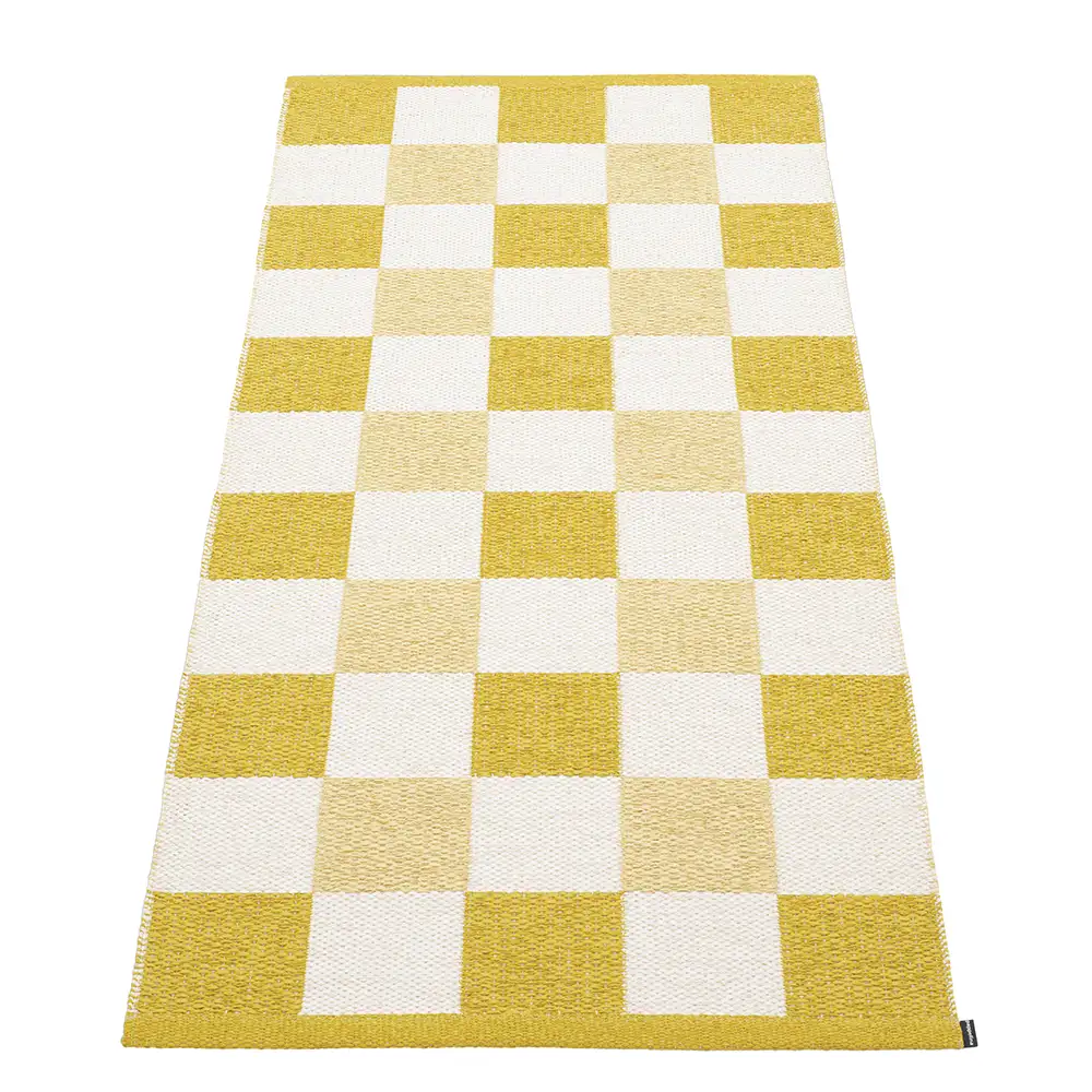 Pappelina, Pix Teppich 70x160 cm Mustard/Vanilla/Pale Yellow