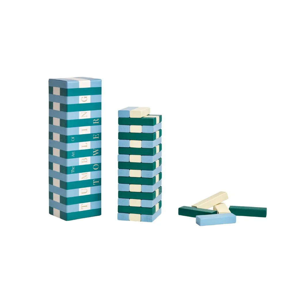 Printworks, Play - Tumbling Towers, Green/Blue