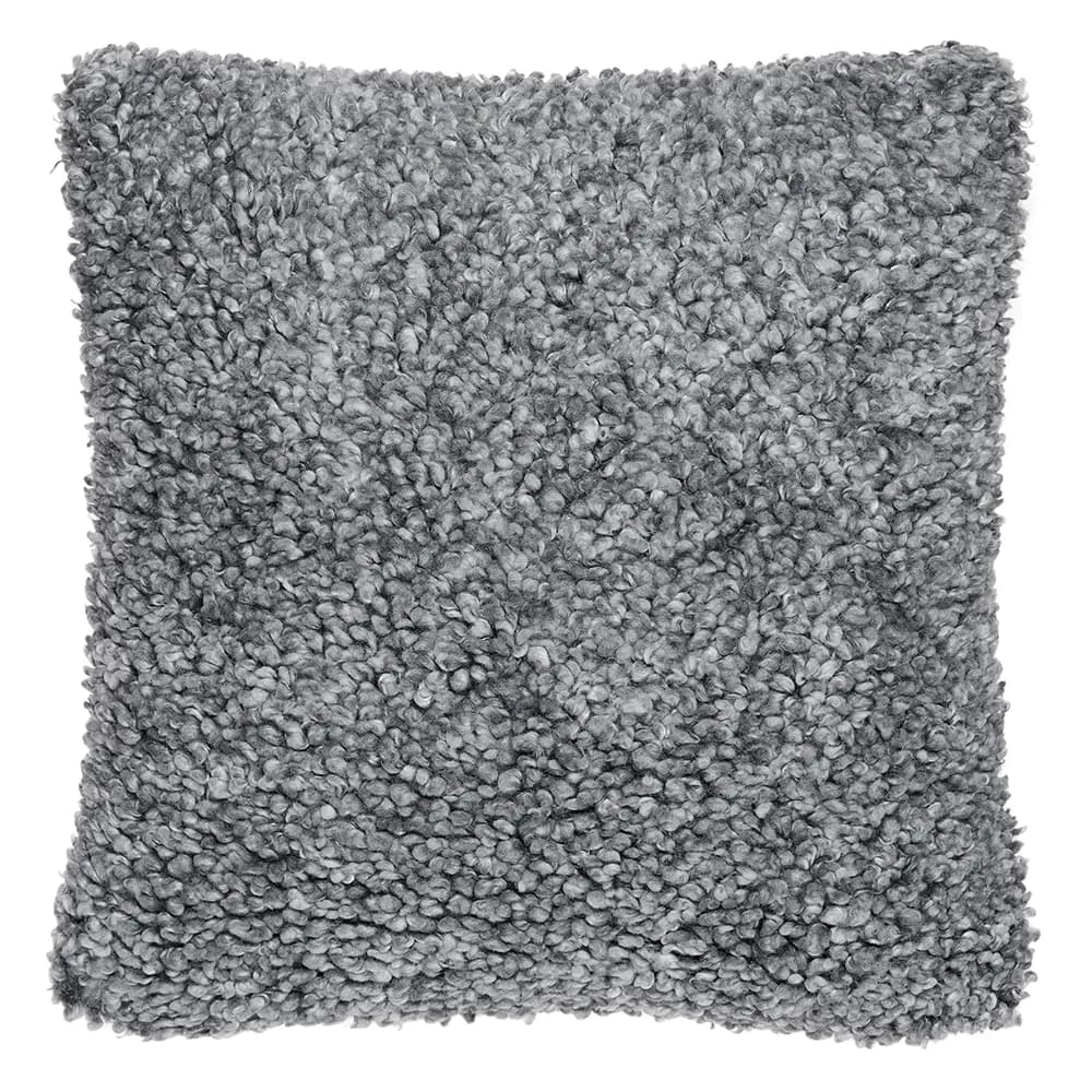 Skinnwille, Lumme Zierkissen 45x45 cm Stein