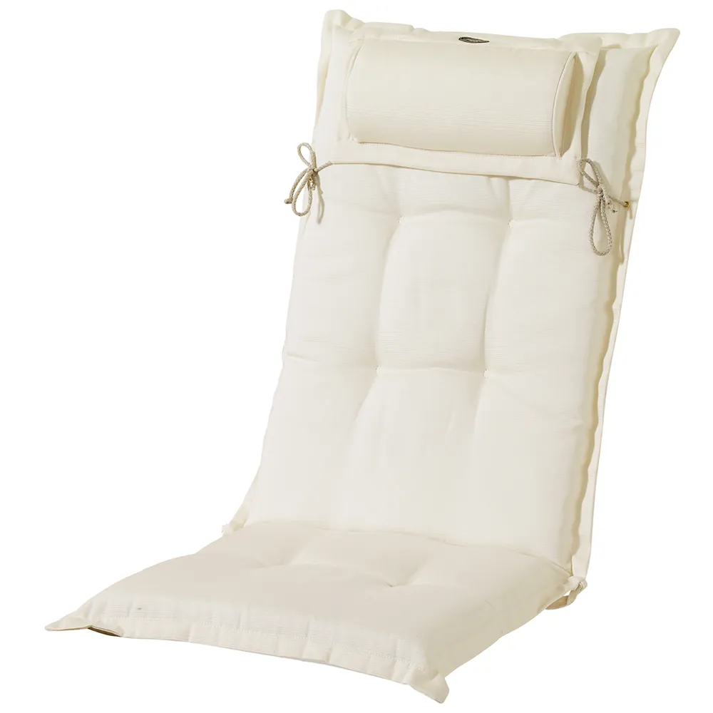 Fritab, River Ruhesessel Kissen Blanco