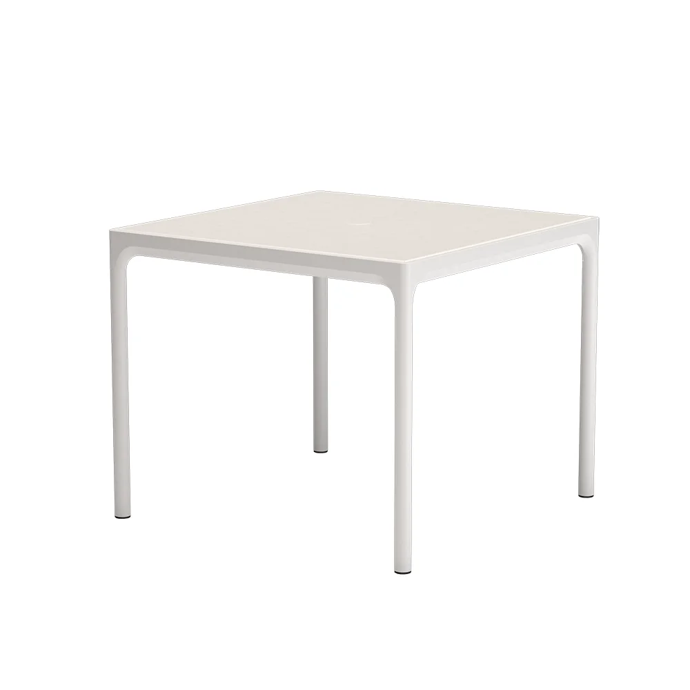 Houe, FOUR Aluminiumplatte 90x90 cm weiß