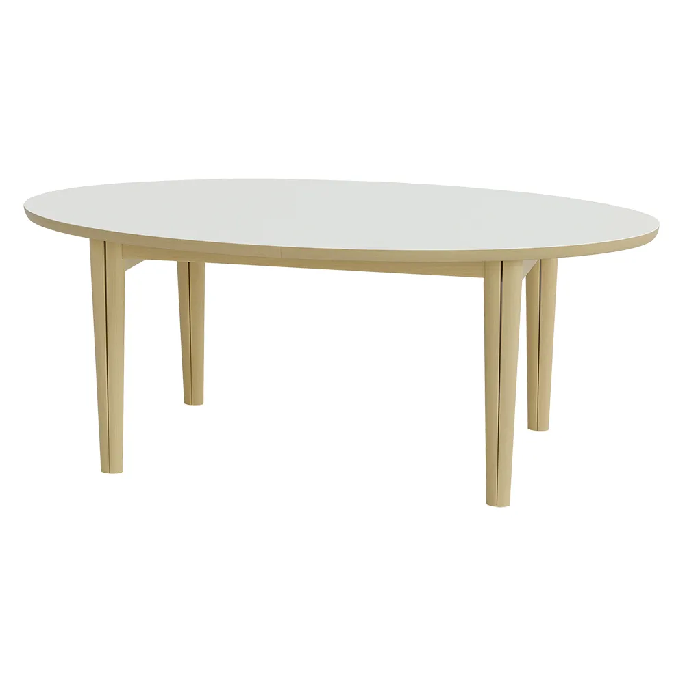 Skovby, Sm78 Tisch Eiche Weißöl/Weißlaminat
