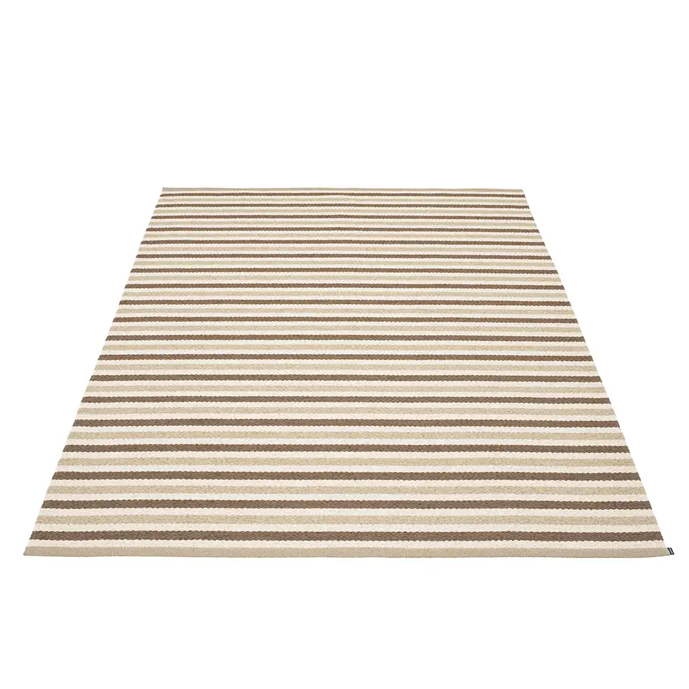 Pappelina, Teo Teppich 140x200 cm Brick/Beige/Vanilla