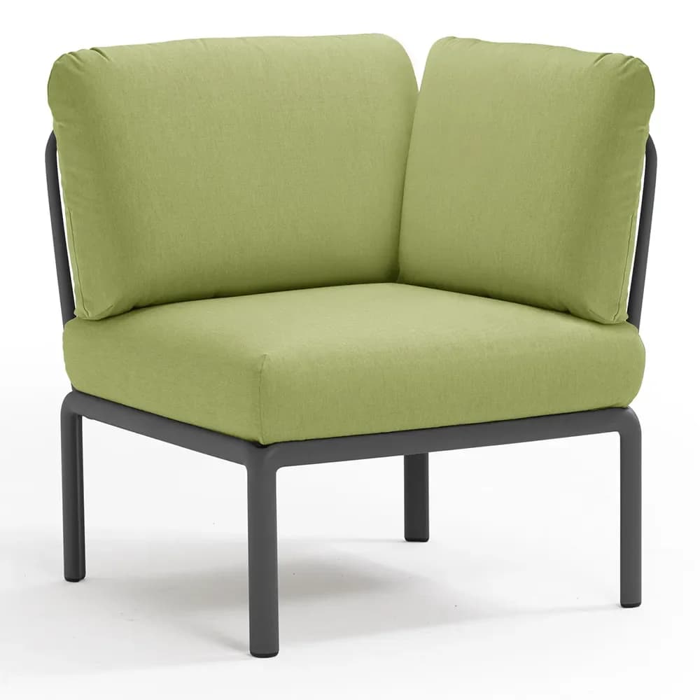 Nardi, Komodo Eckstück Anthrazit - Avocado Sunbrella