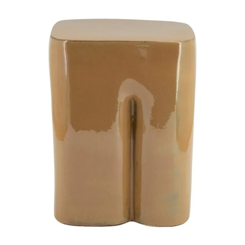 By-Boo, Miga glaze 33x33x42,5 cm Steingut Braun