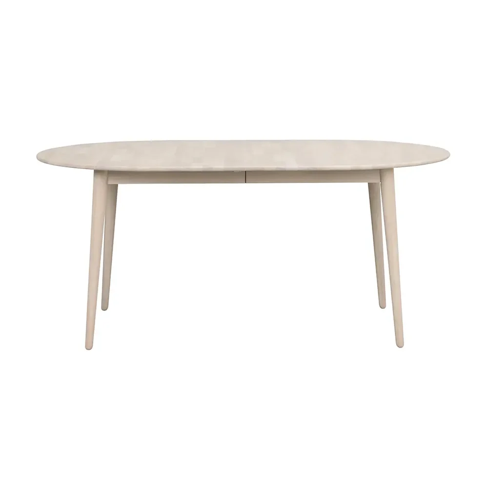 Rowico Home, Tyler ovaler Esstisch 170-210x705 cm weiß pigmentierte eiche