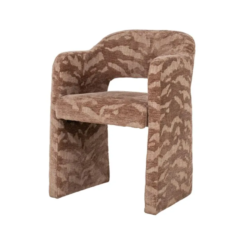 By-Boo, Salon 58,5x57x79,5 cm Metall, Schaumstoff & Stoff Rosa