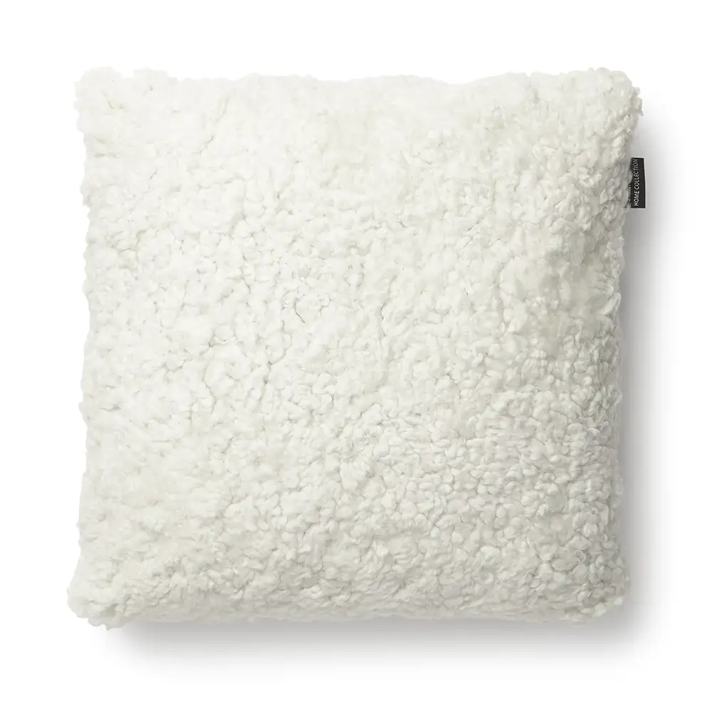 Skinnwille, Curly kissenbezug 45x45 cm Weiß