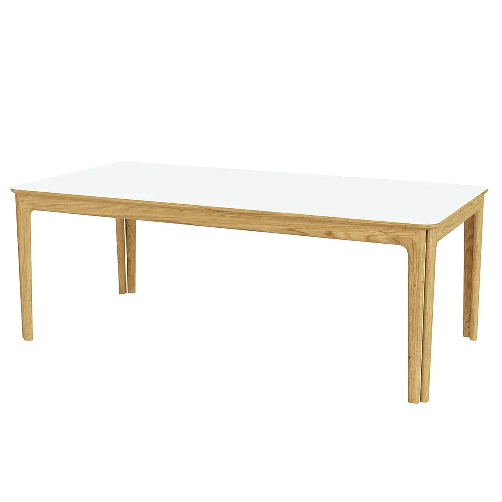 Skovby, Sm27 Esstisch Eiche Naturöl/Weißlaminat