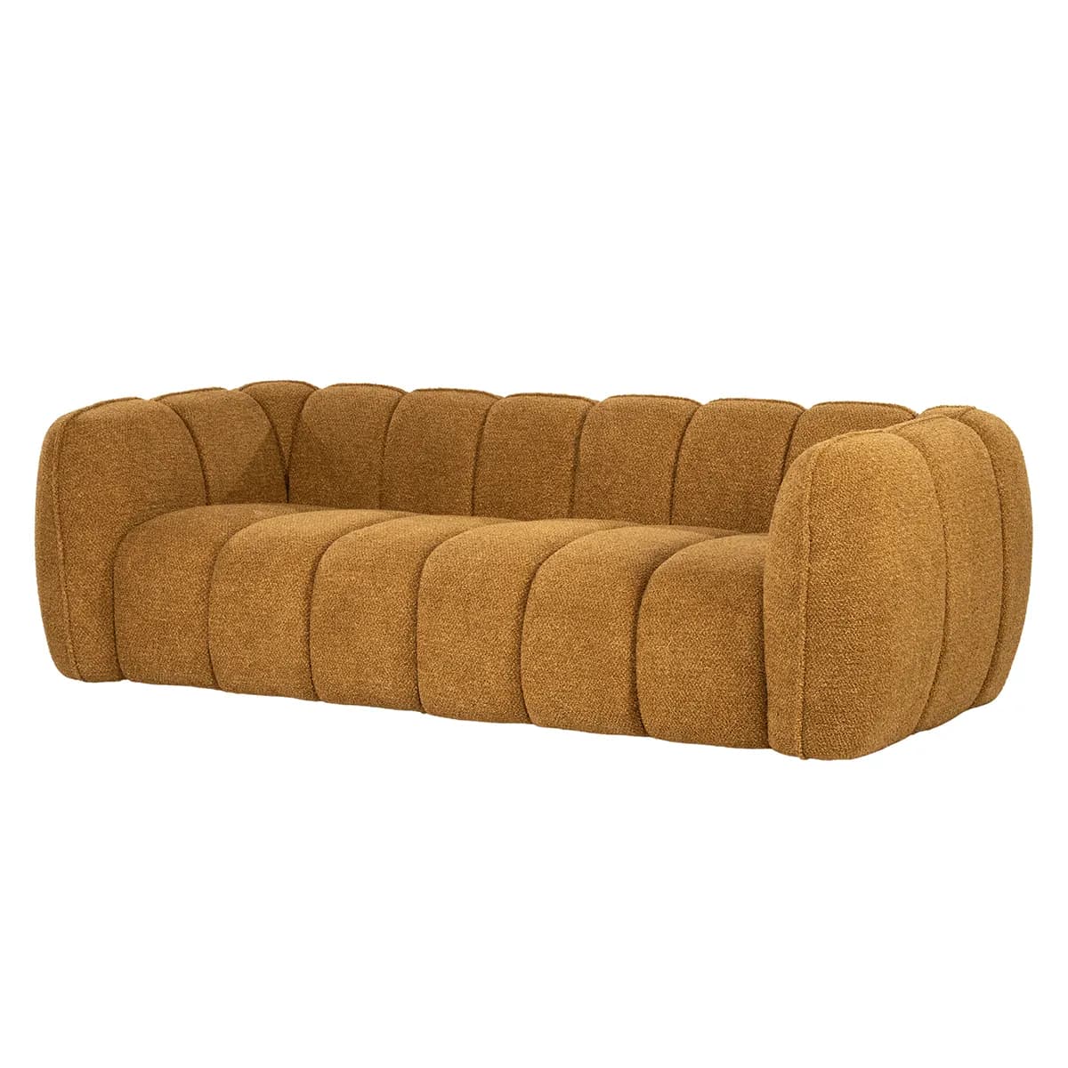 By-Boo, Sofa Cubetto (2,5-Sitzer) Mustard