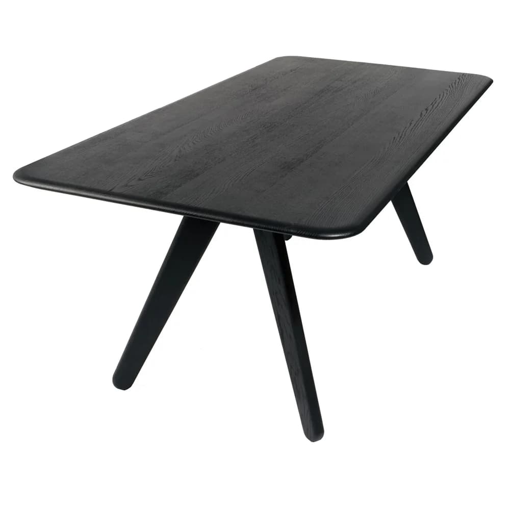 Tom Dixon, Platte Esstisch 200 cm schwarz