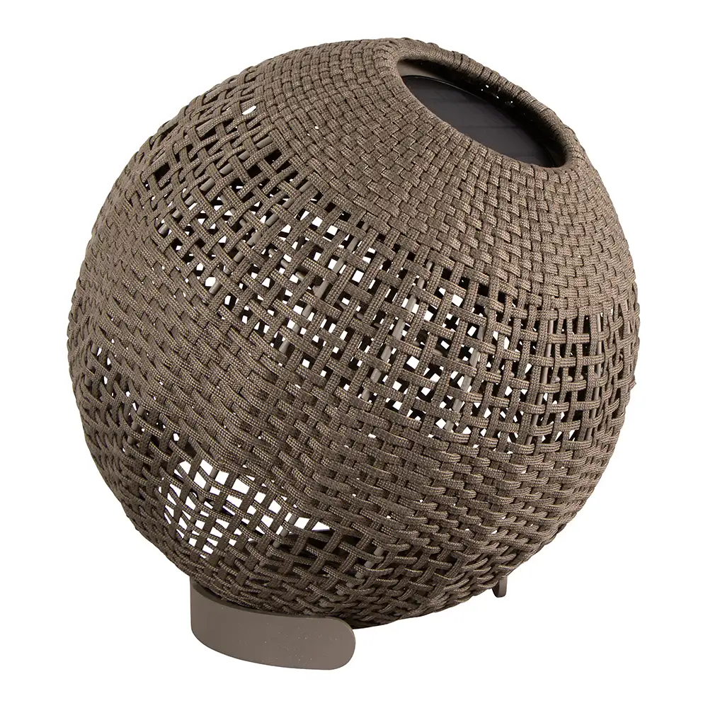 Cane-line, Illusion lampe rund Taupe, Soft Rope