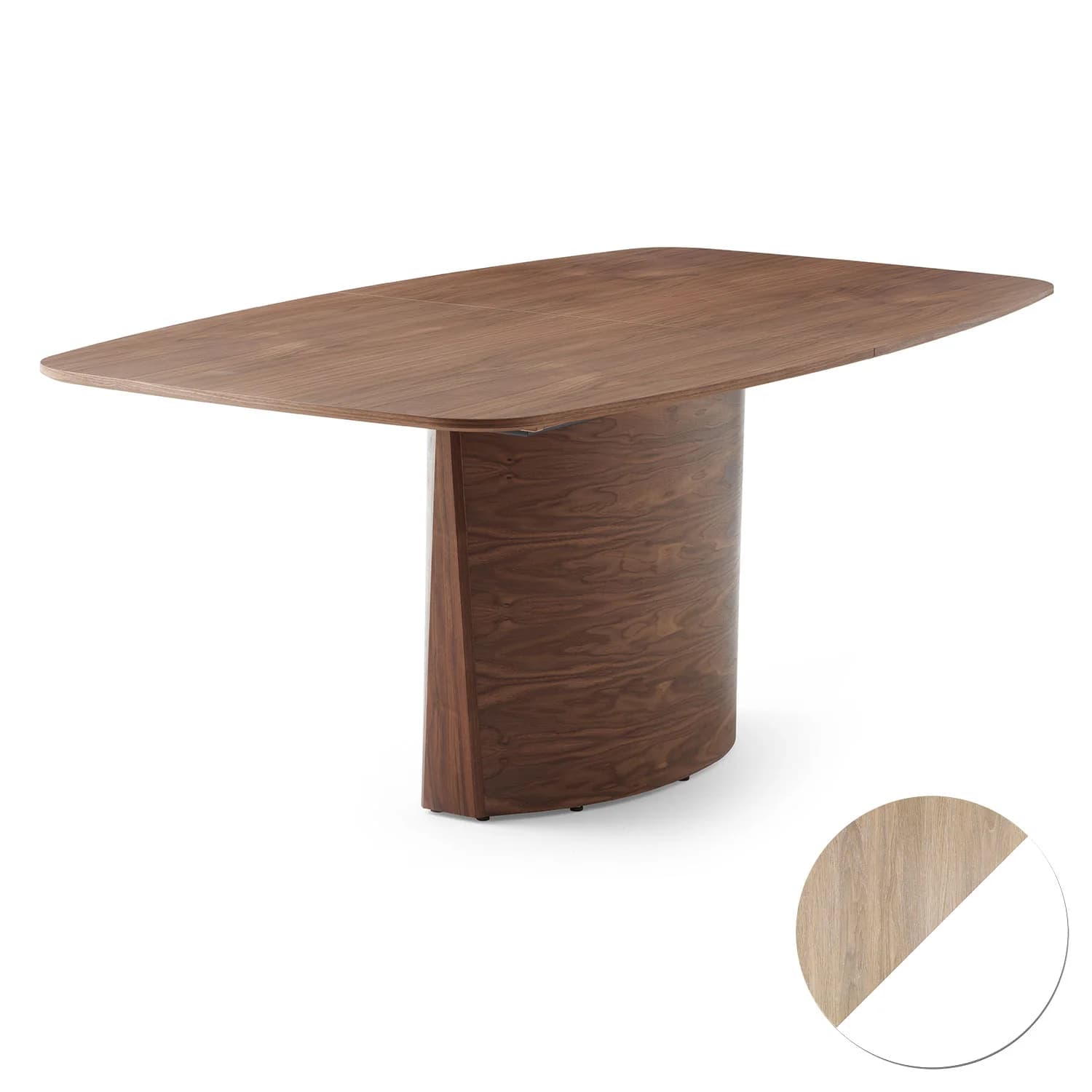 Skovby, Sm116 Tisch Eiche Weiß Öl/Weiß Laminat 142-182X102X74Cm