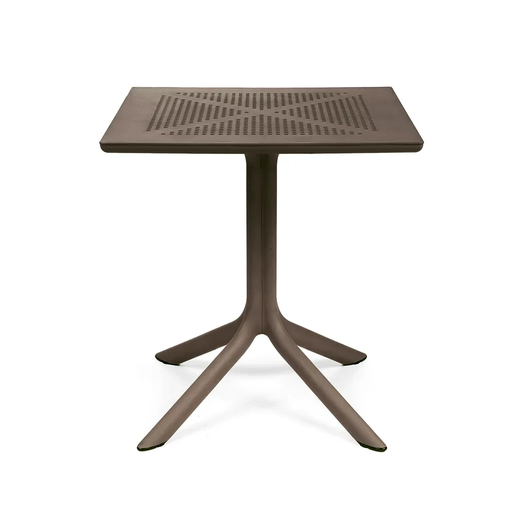 Nardi, Clip tisch 70x70 cm Tabacco