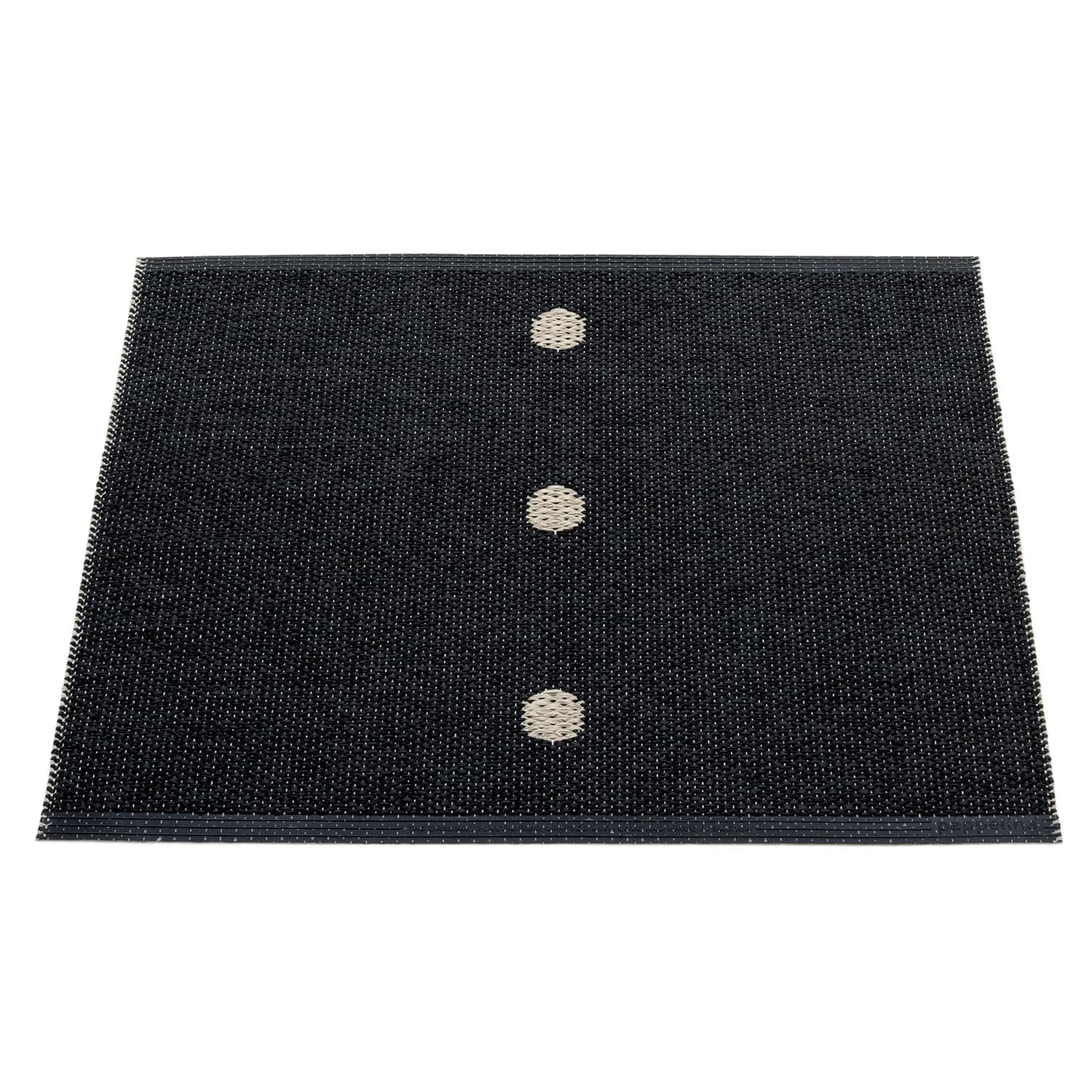 Pappelina, Peg Teppich 70x60 cm black / linen