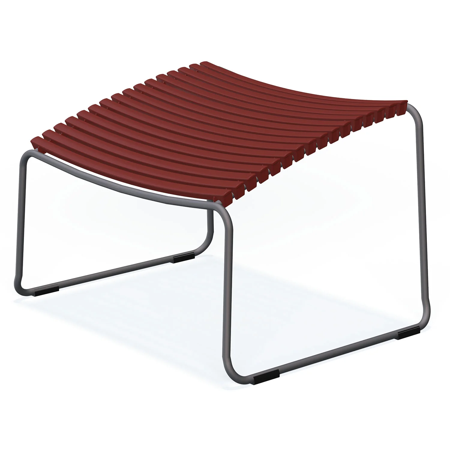 Houe, Click Fußhocker paprika/grau